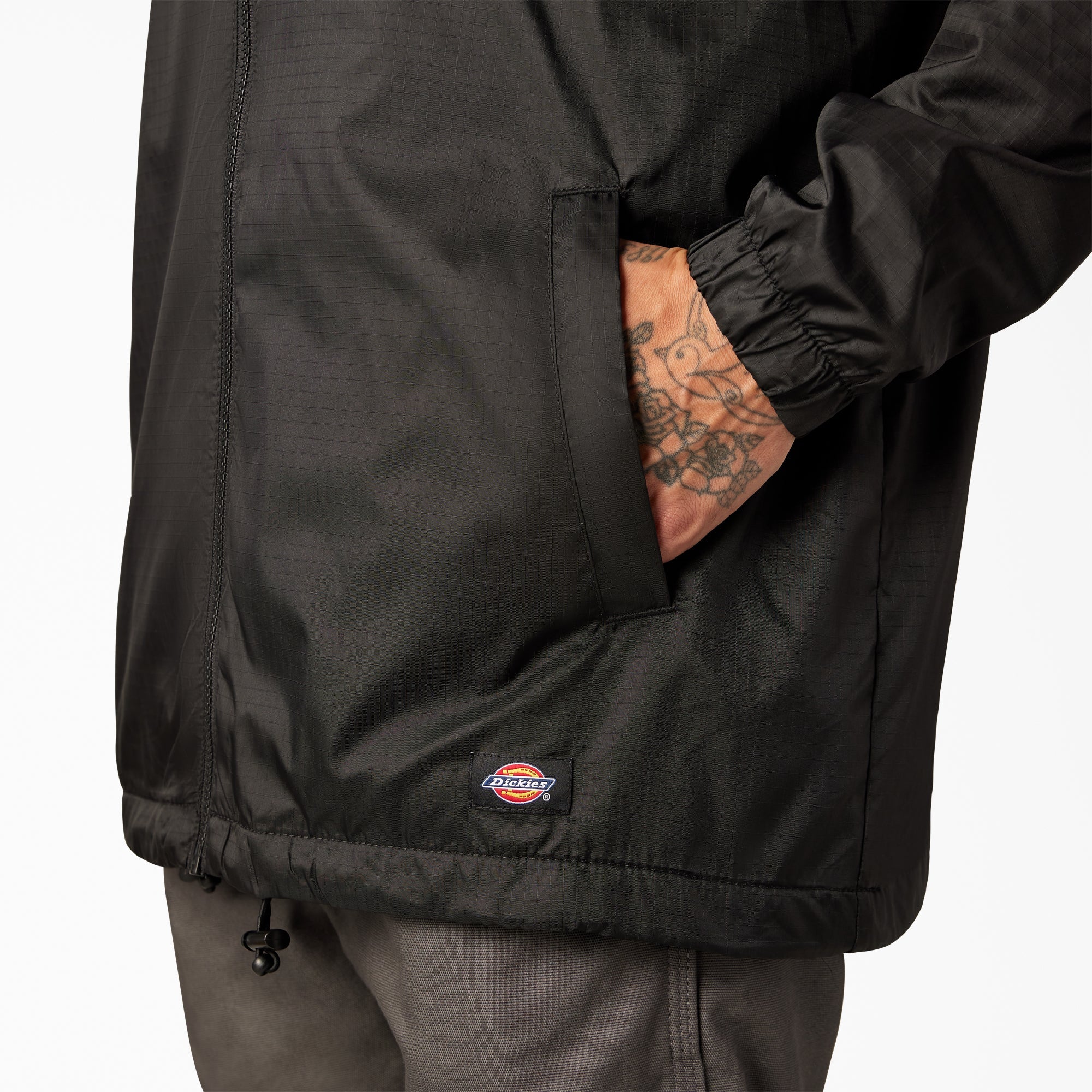 Fleece Lined Nylon Hooded Jacket-Men|Dickies