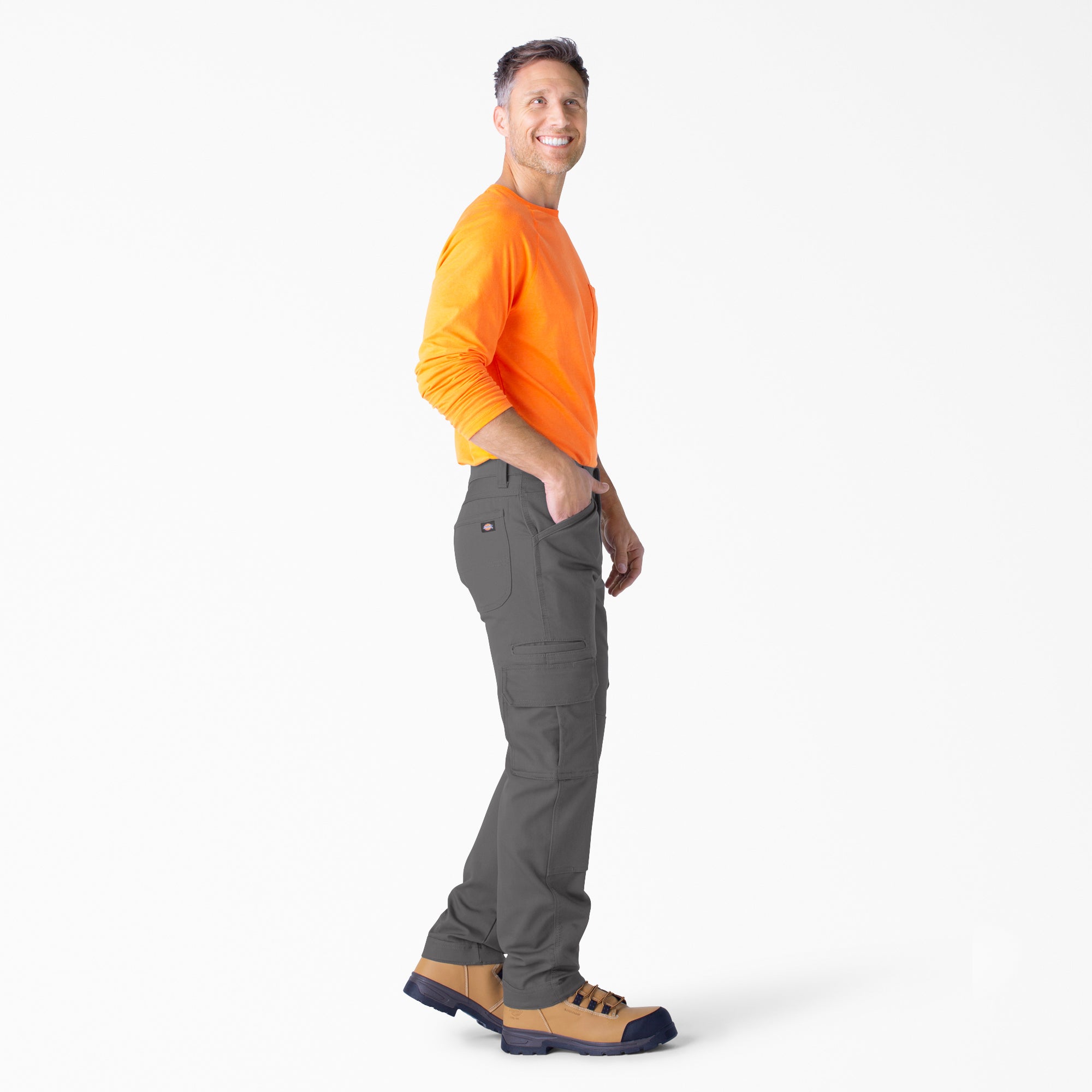 FLEX DuraTech Relaxed Fit Duck Cargo Pants-Men|Dickies