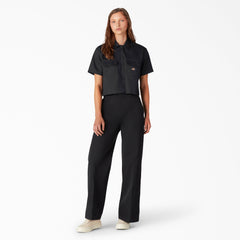Women's Cropped Work Shirt-Men|Women|Dickies