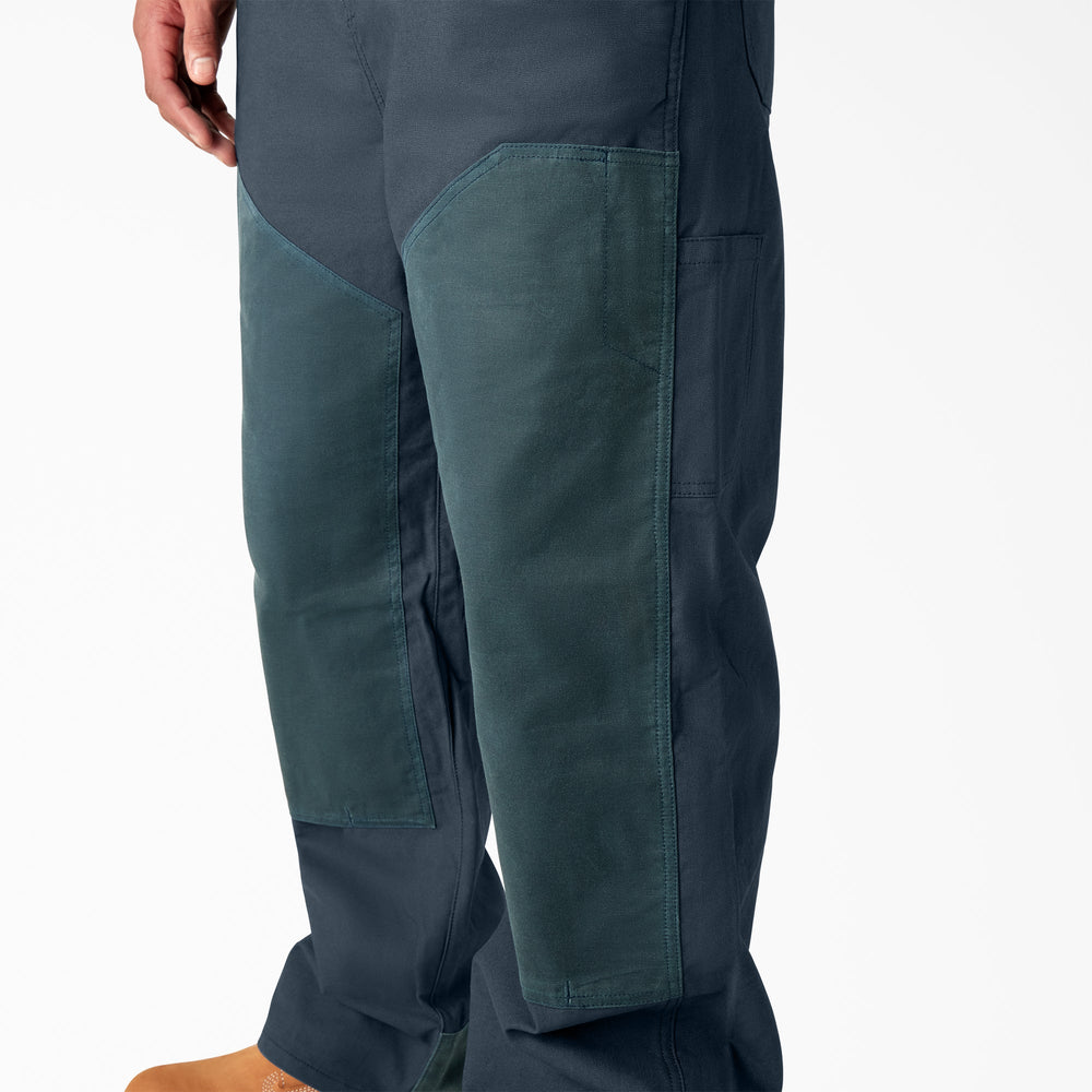 Waxed Canvas Double Front Bib Overalls-Men|Dickies
