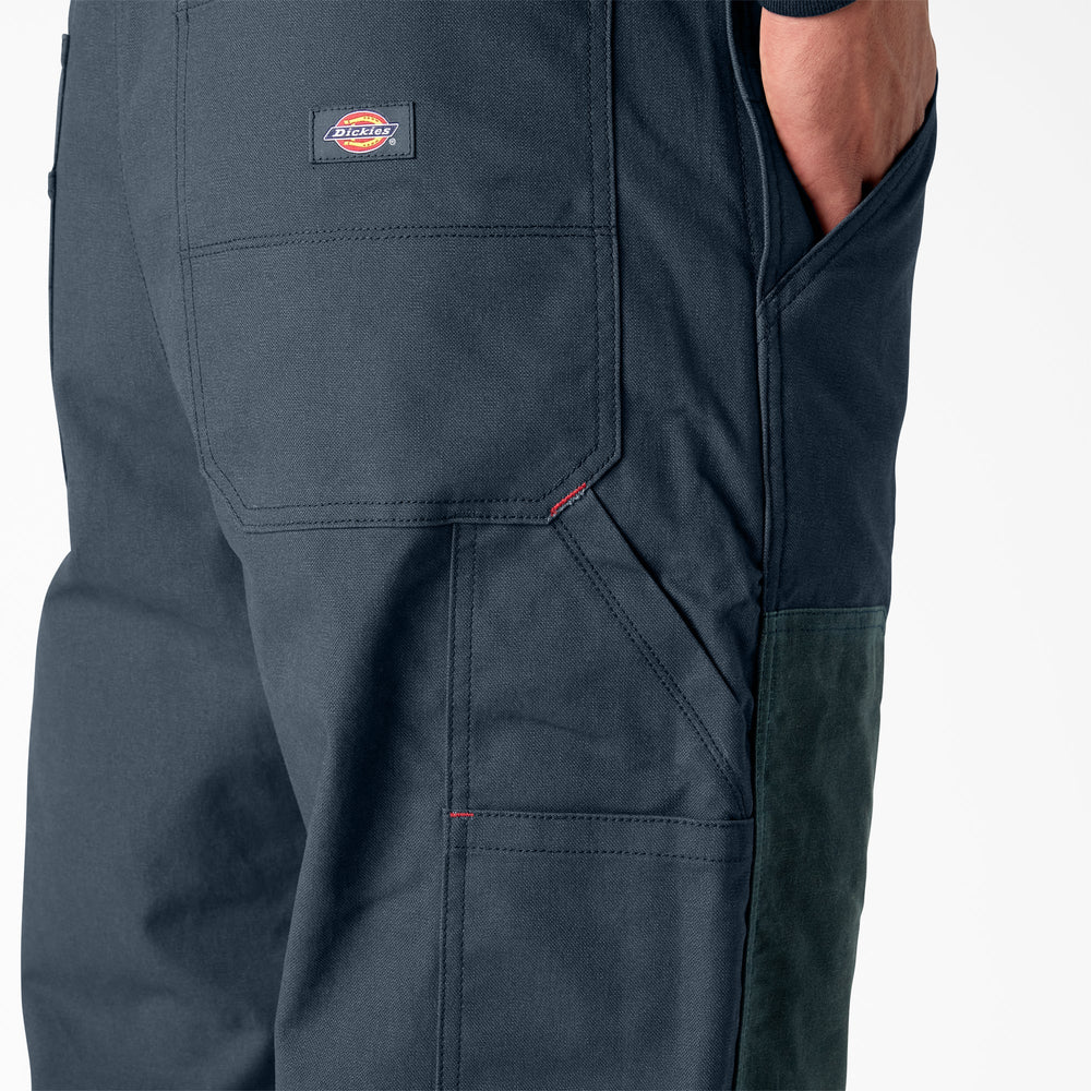 Waxed Canvas Double Front Bib Overalls-Men|Dickies