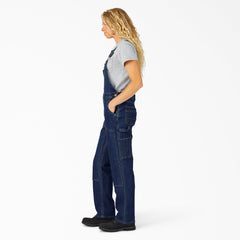 Women's Straight Fit Denim Double Front Bib Overalls-Women|Dickies
