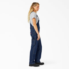 Women's Straight Fit Denim Double Front Bib Overalls-Women|Dickies
