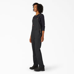 Women's Straight Fit Duck Double Front Bib Overalls-Women|Dickies