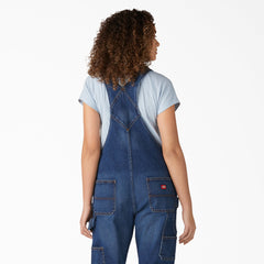 Women's Denim Boyfriend Fit Bib Overalls-Women|Dickies