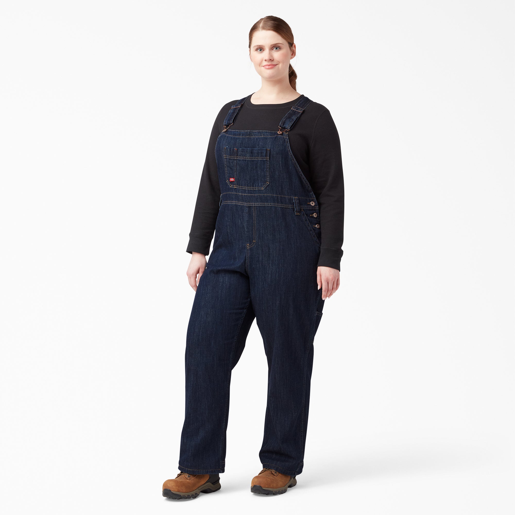Women's Plus Relaxed Fit Bib Overalls-Women|Dickies