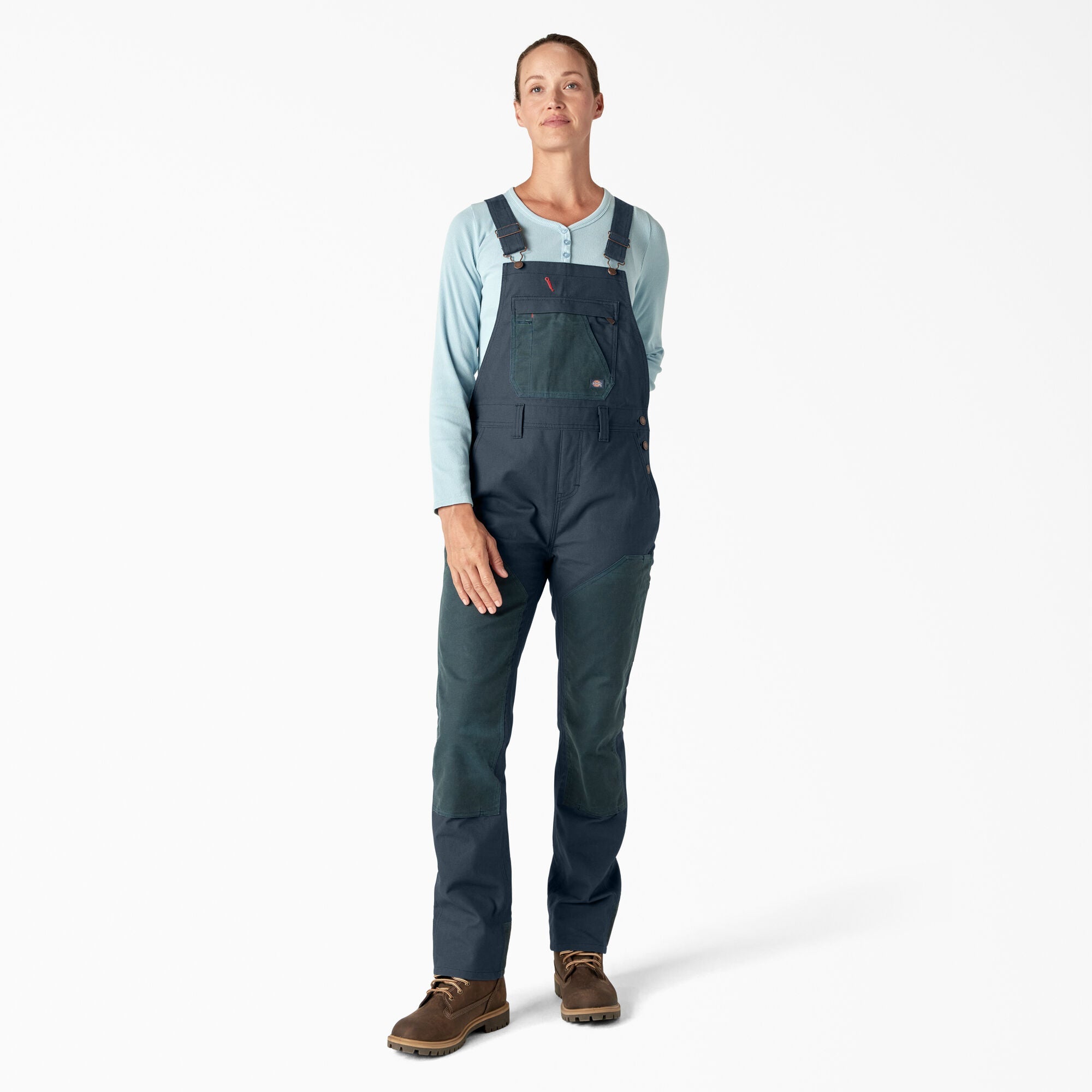 Women's Relaxed Fit Waxed Canvas Bib Overalls-Women|Dickies