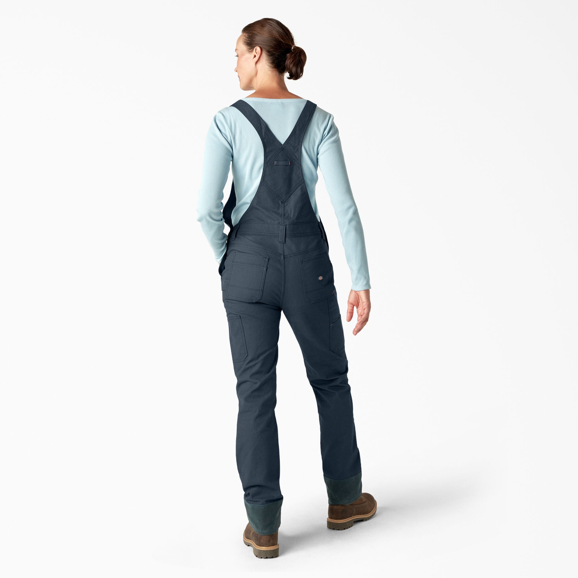 Women's Relaxed Fit Waxed Canvas Bib Overalls-Women|Dickies