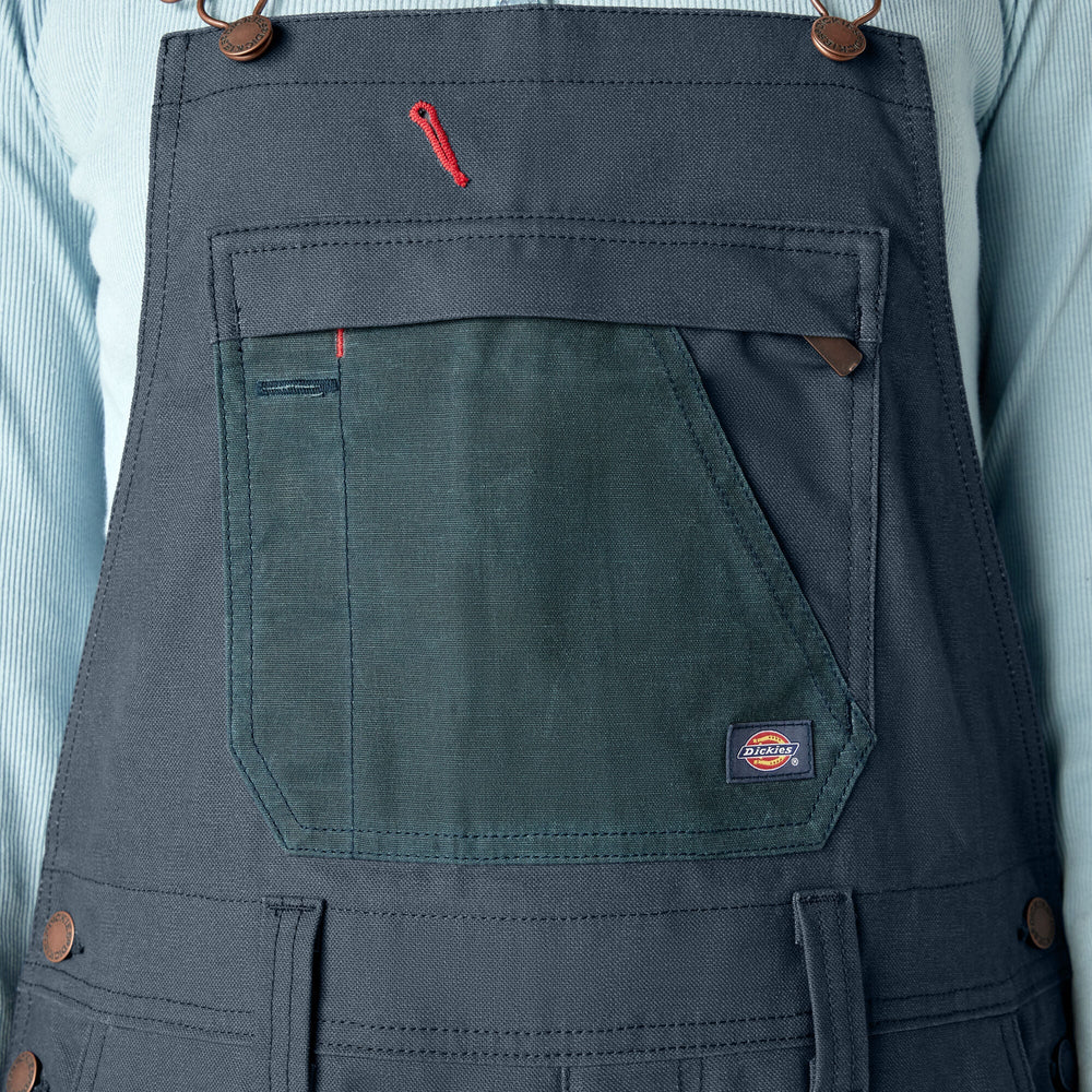 Women's Relaxed Fit Waxed Canvas Bib Overalls-Women|Dickies