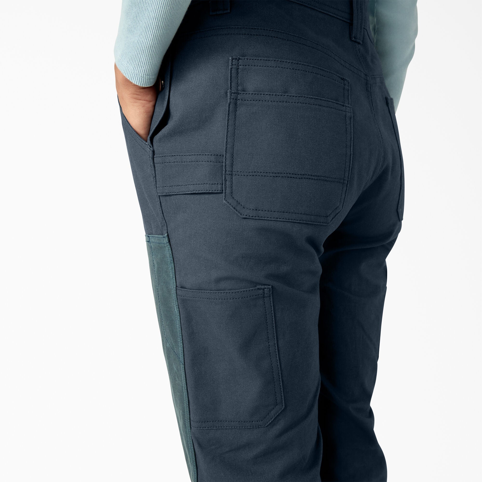 Women's Relaxed Fit Waxed Canvas Bib Overalls-Women|Dickies