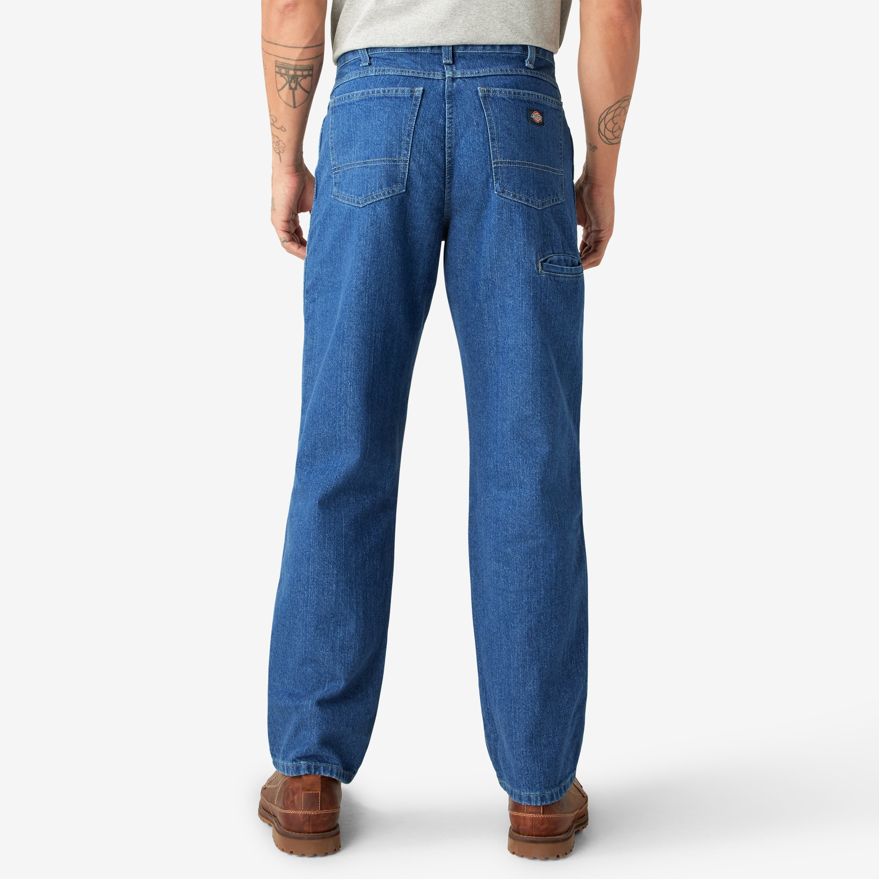 Relaxed Fit Double Knee Jeans-Men|Dickies