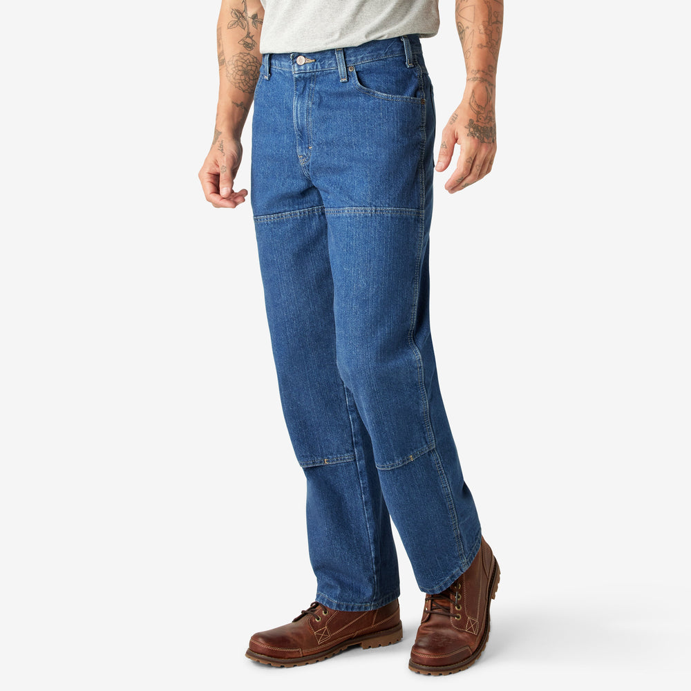 Relaxed Fit Double Knee Jeans-Men|Dickies