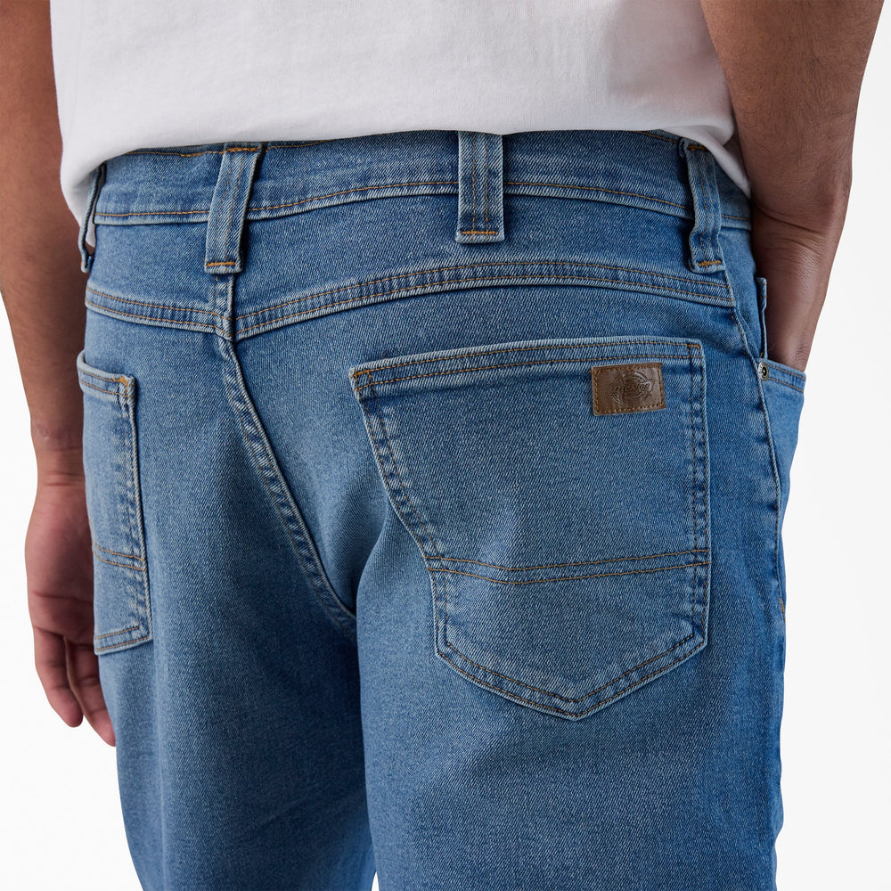 FLEX 5-Pocket Denim Shorts, 11"-Men|Dickies
