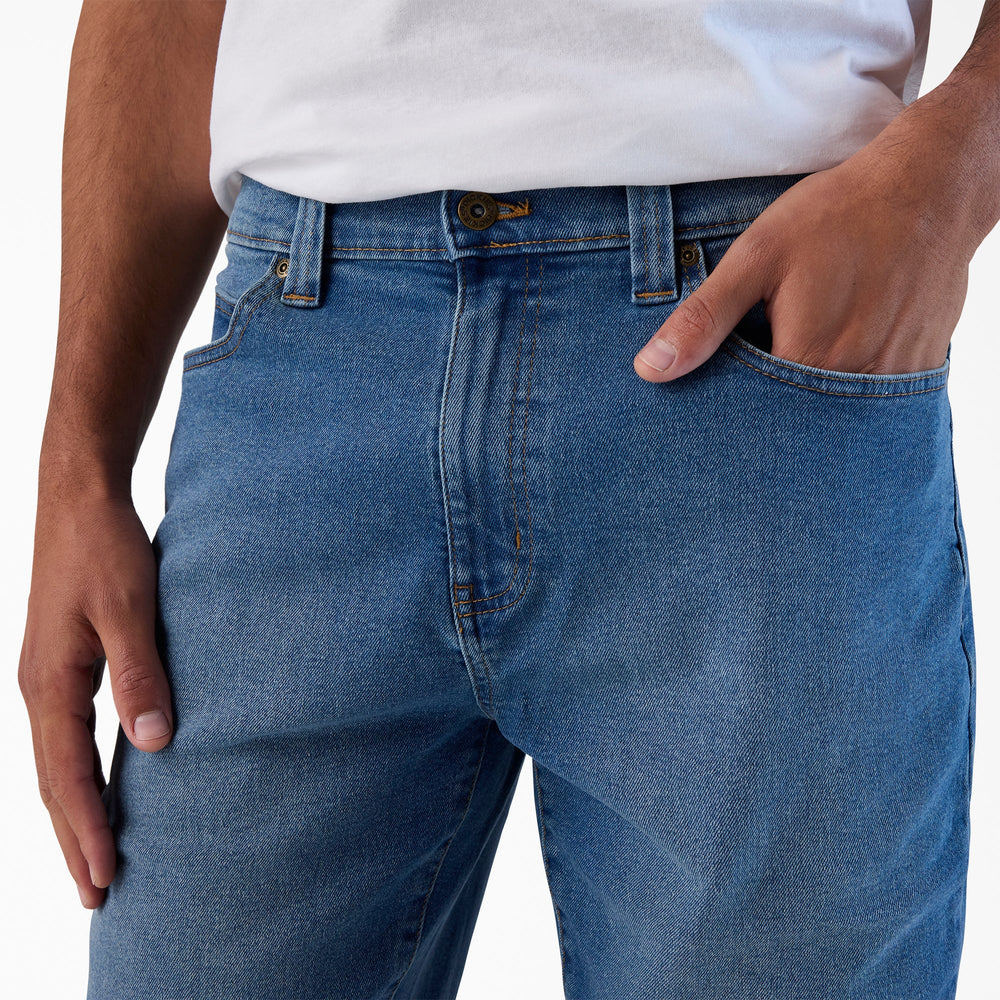 FLEX 5-Pocket Denim Shorts, 11"-Men|Dickies