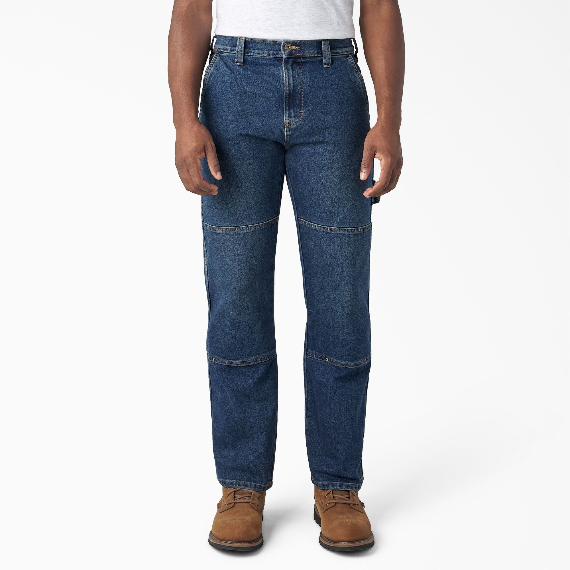 FLEX Relaxed Fit Double Knee Jeans-Men|Dickies