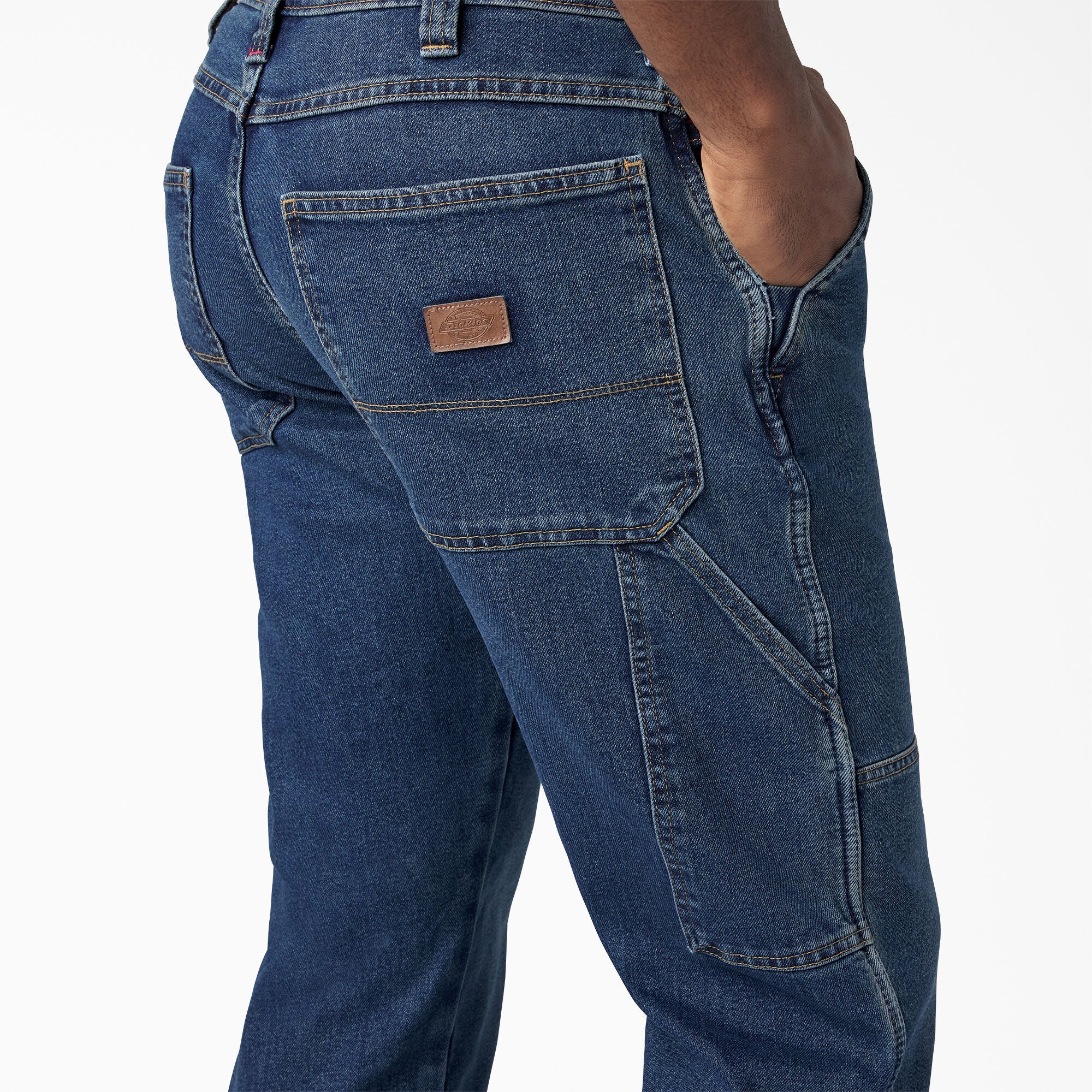 FLEX Relaxed Fit Double Knee Jeans-Men|Dickies