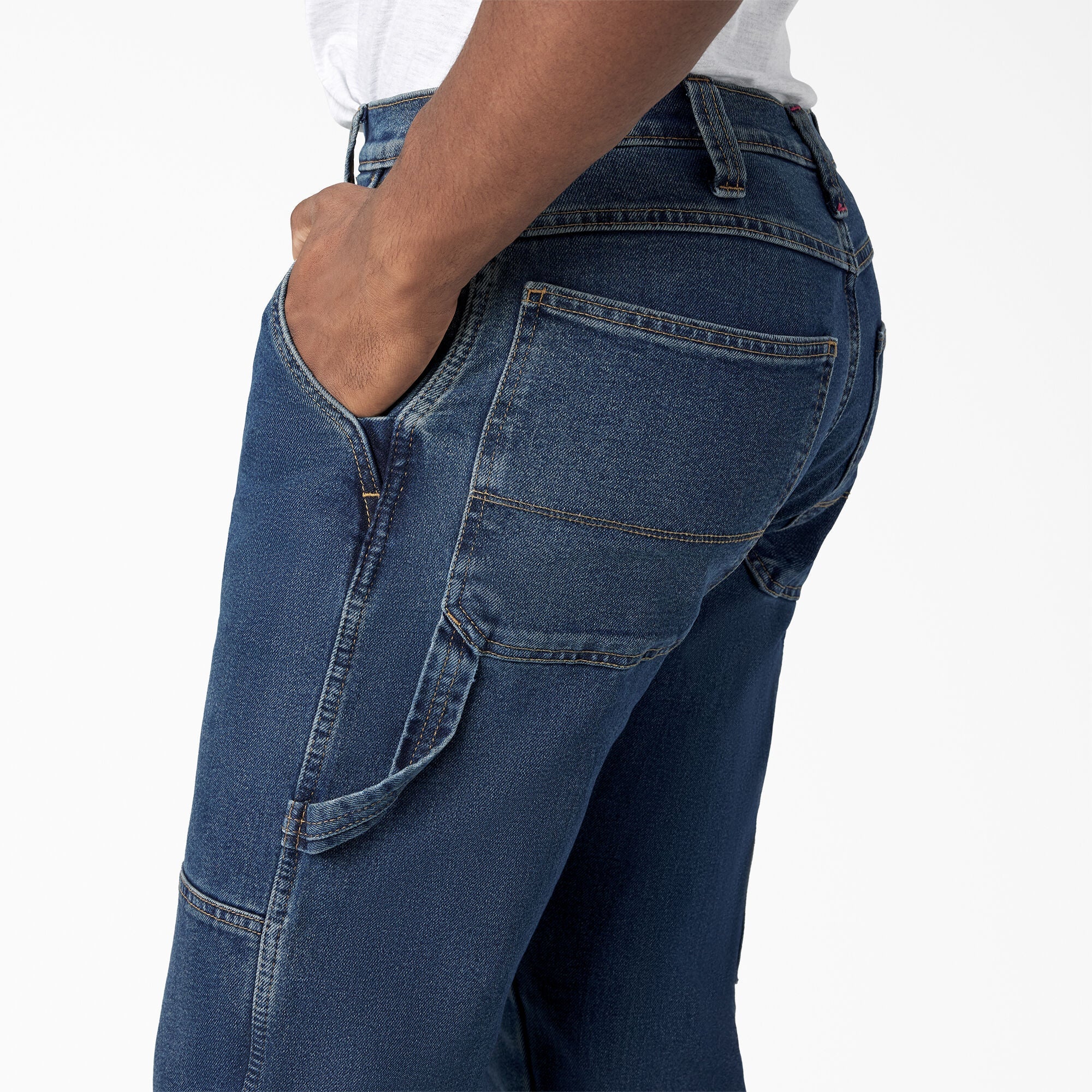 FLEX Relaxed Fit Double Knee Jeans-Men|Dickies