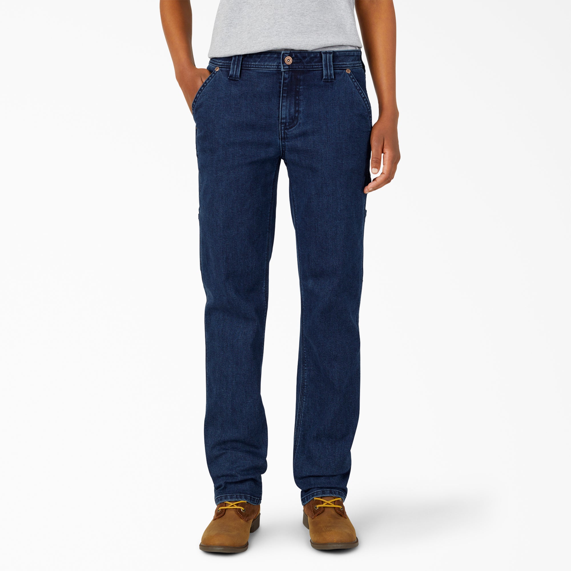 Women's FLEX Relaxed Fit Carpenter Jeans-Women|Dickies