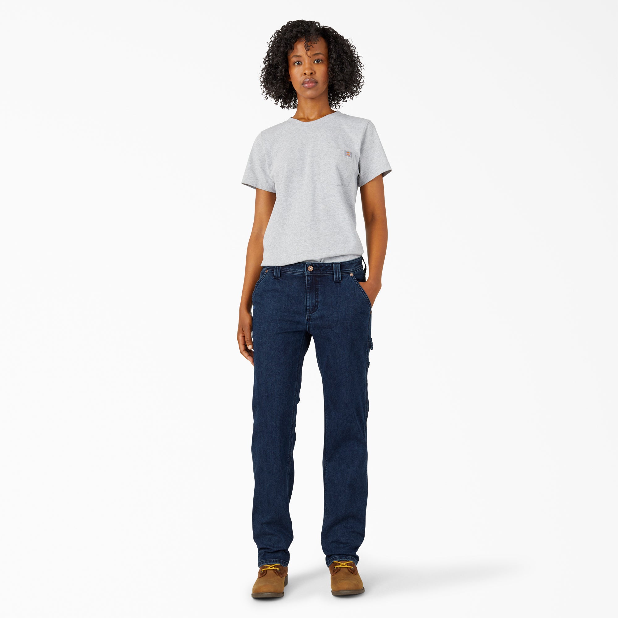 Women's FLEX Relaxed Fit Carpenter Jeans-Women|Dickies