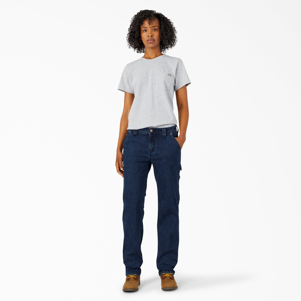 Women's FLEX Relaxed Fit Carpenter Jeans-Women|Dickies