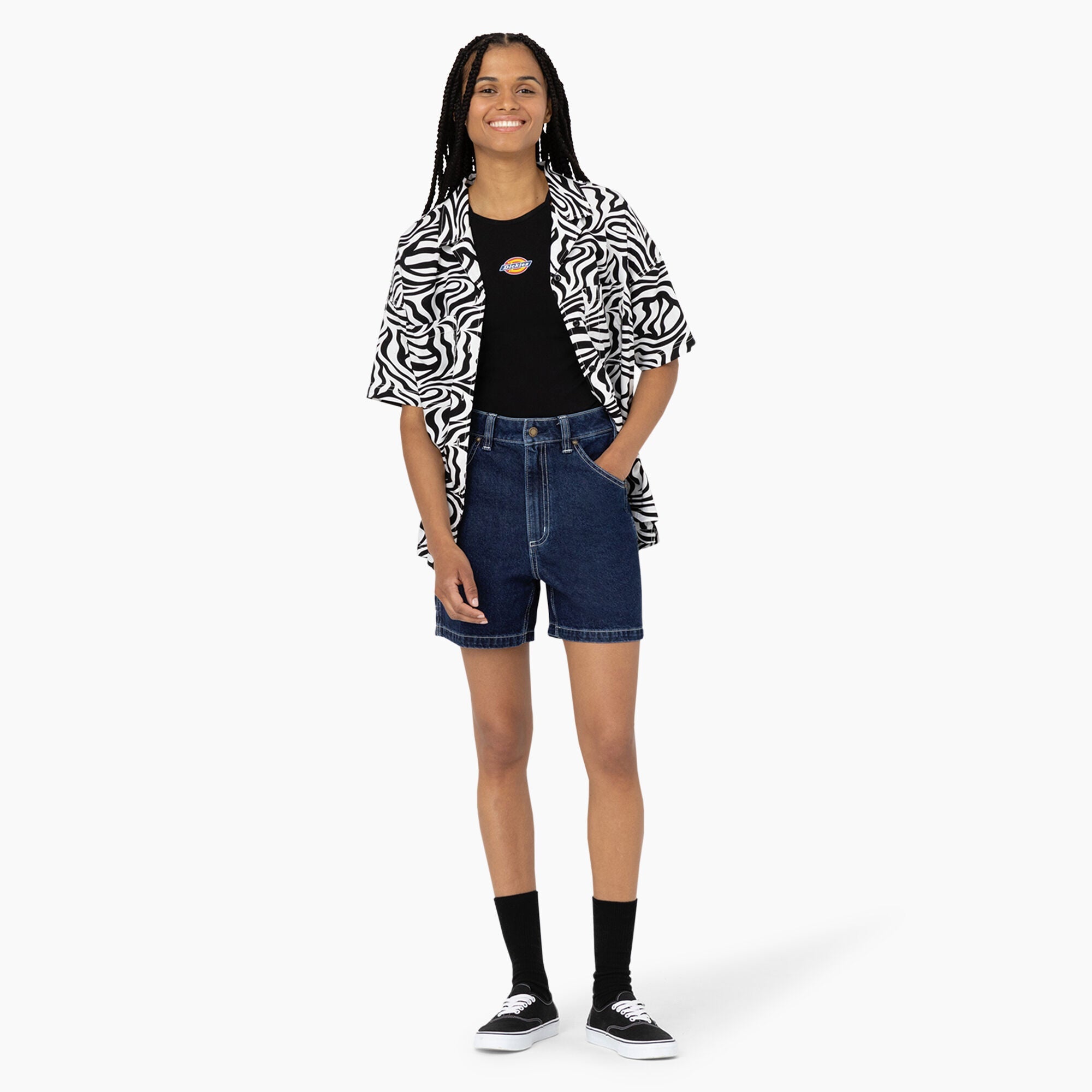Women's Carpenter Jean Shorts, 5"-Women|Dickies