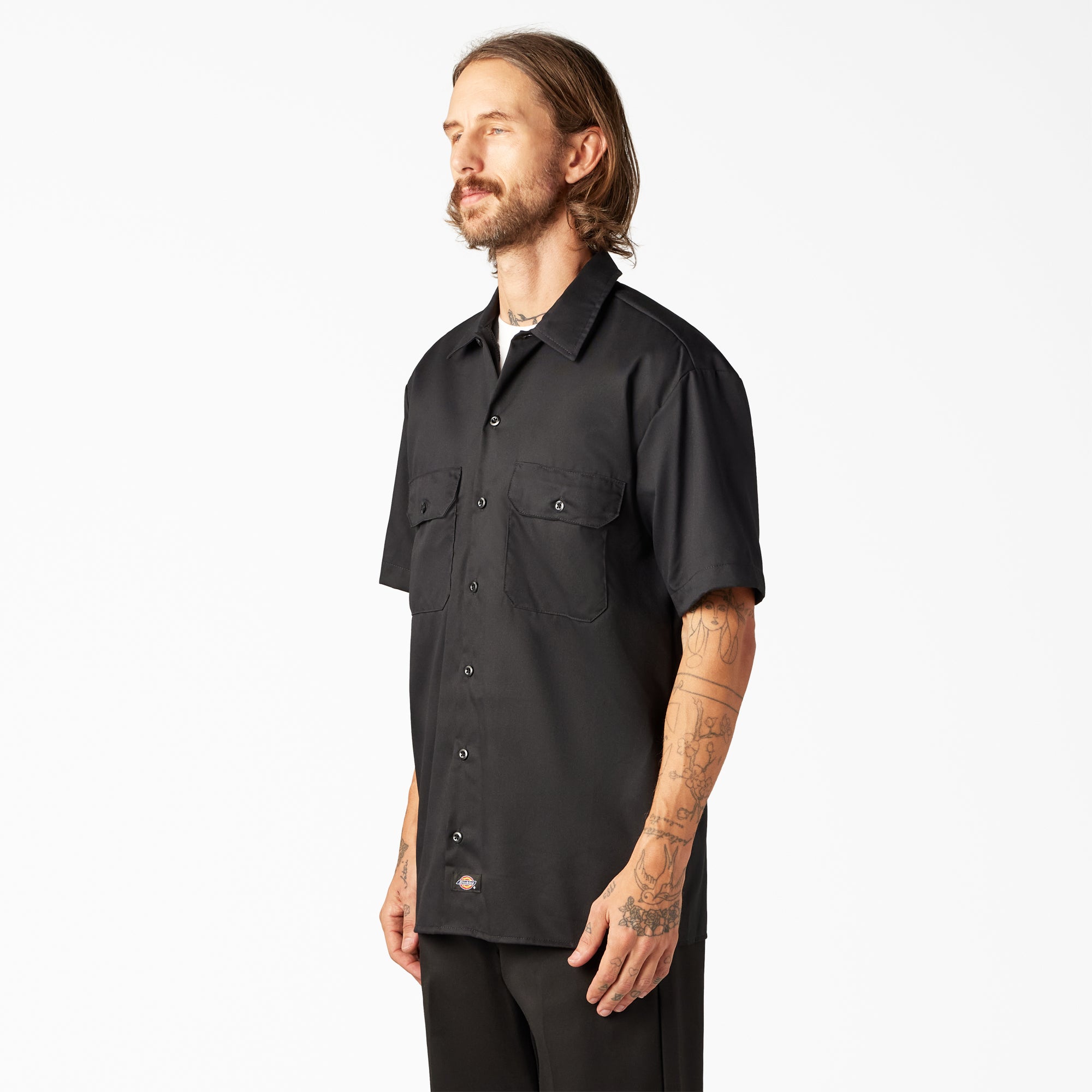 FLEX Relaxed Fit Short Sleeve Work Shirt-Men|Dickies