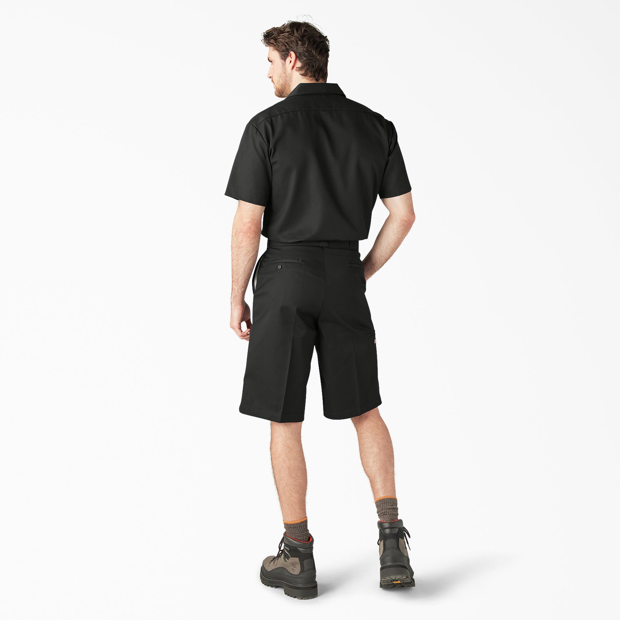 Loose Fit Flat Front Work Shorts, 13"-Men|Dickies