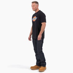 Short Sleeve Tri-Color Logo Graphic T-Shirt-Men|Dickies