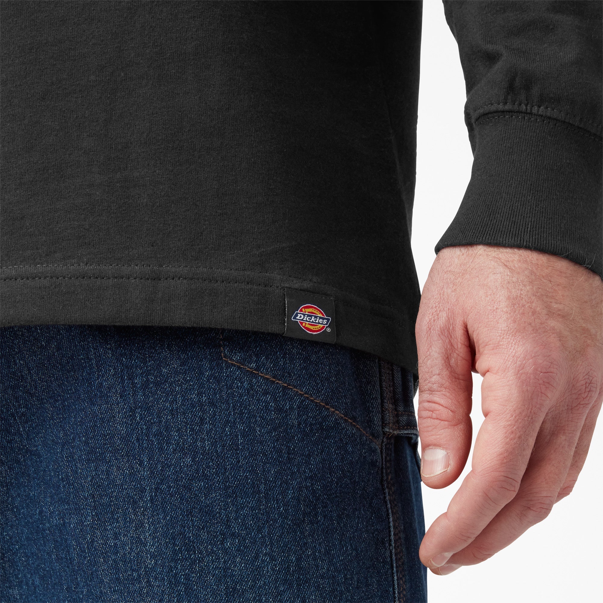 Tri-Color Logo Graphic Long Sleeve T-Shirt-Men|Dickies
