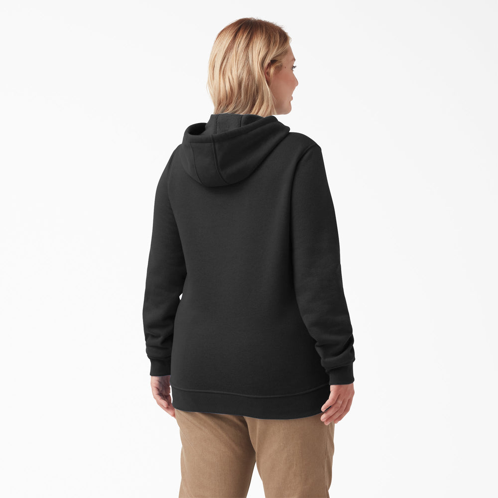 Women's Plus Water Repellent Sleeve Logo Hoodie-Women|Dickies