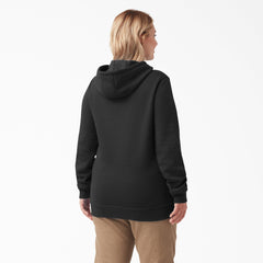 Women's Plus Water Repellent Sleeve Logo Hoodie-Women|Dickies