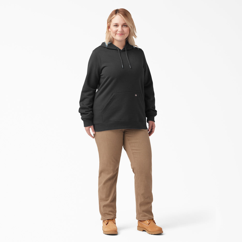 Women's Plus Water Repellent Sleeve Logo Hoodie-Women|Dickies