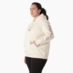 Women's Plus Water Repellent Sleeve Logo Hoodie-Women|Dickies