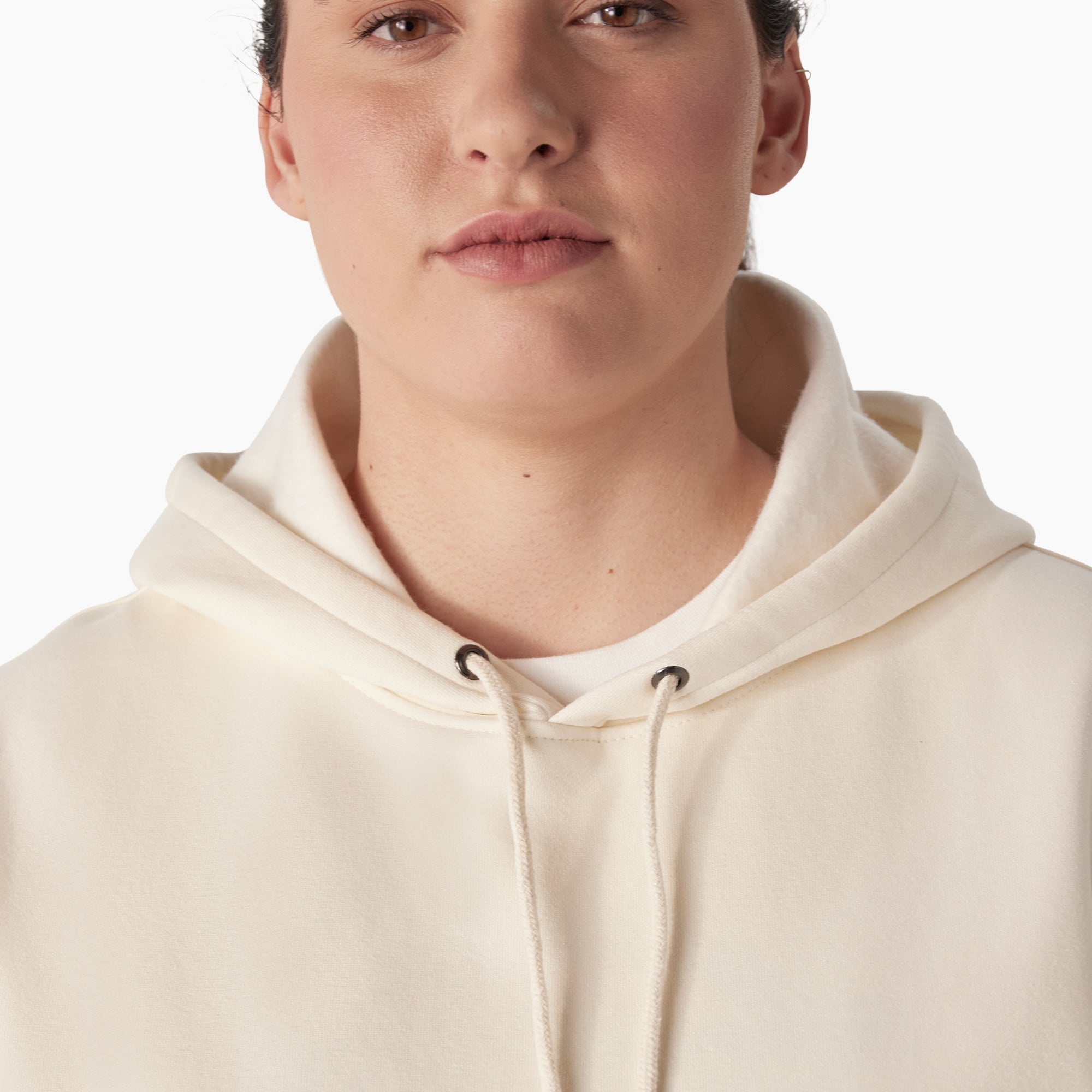 Women's Plus Water Repellent Sleeve Logo Hoodie-Women|Dickies