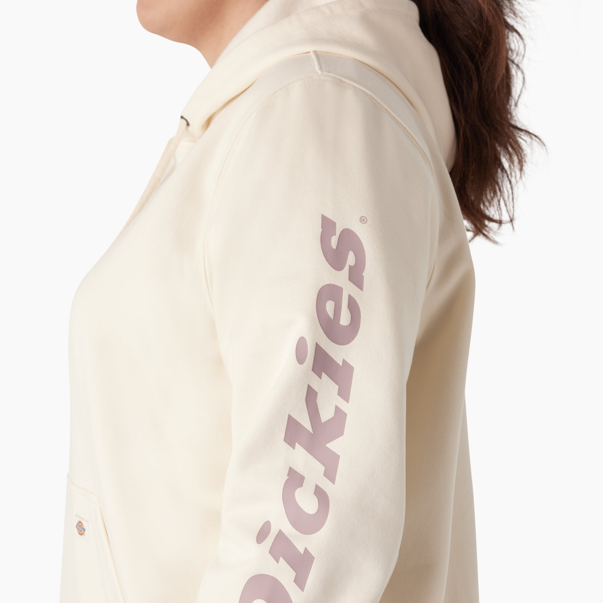 Women's Plus Water Repellent Sleeve Logo Hoodie-Women|Dickies