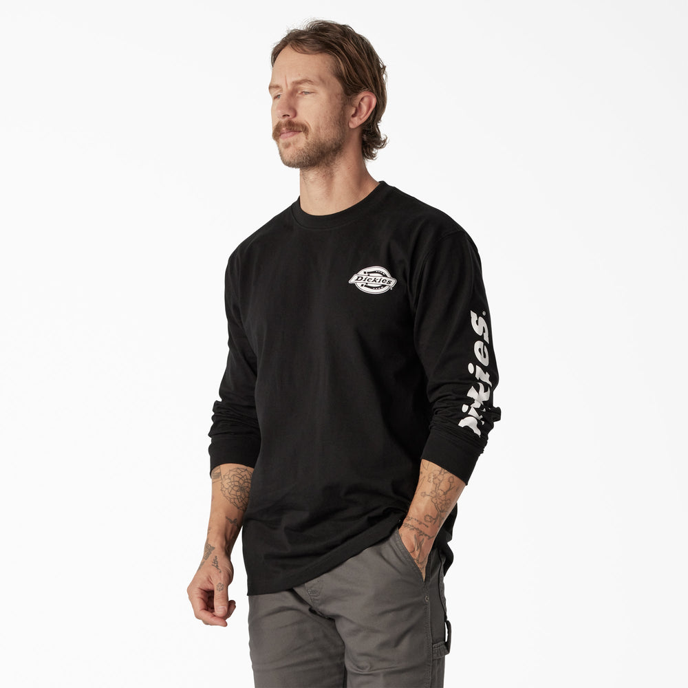 Long Sleeve Heavyweight Logo T-Shirt-Men|Dickies