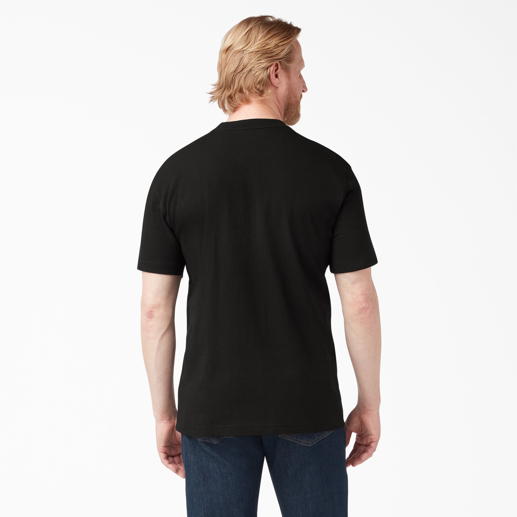 Heavyweight Short Sleeve Henley T-Shirt-Men|Dickies