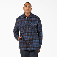 Water Repellent Fleece-Lined Flannel Shirt Jacket-Men|Sale|Dickies