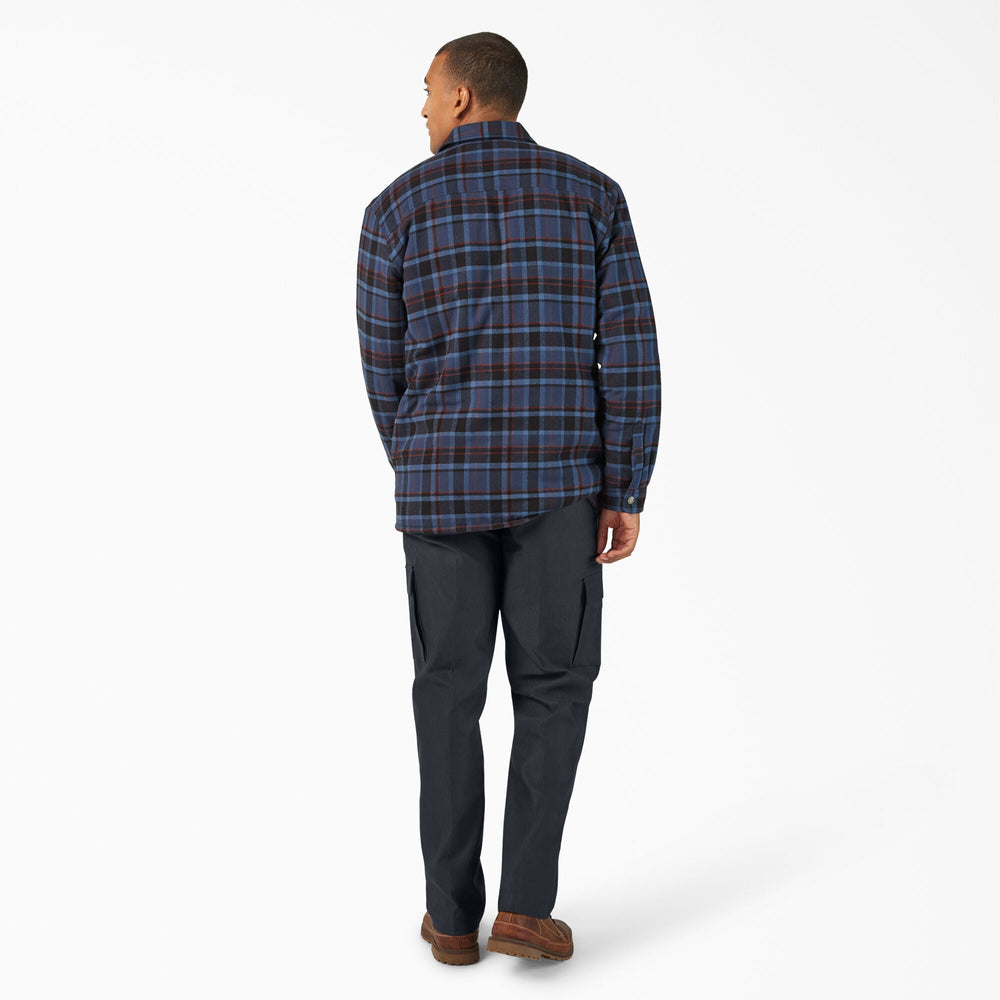 Water Repellent Fleece-Lined Flannel Shirt Jacket-Men|Sale|Dickies