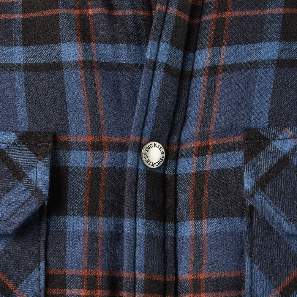 Water Repellent Fleece-Lined Flannel Shirt Jacket-Men|Sale|Dickies