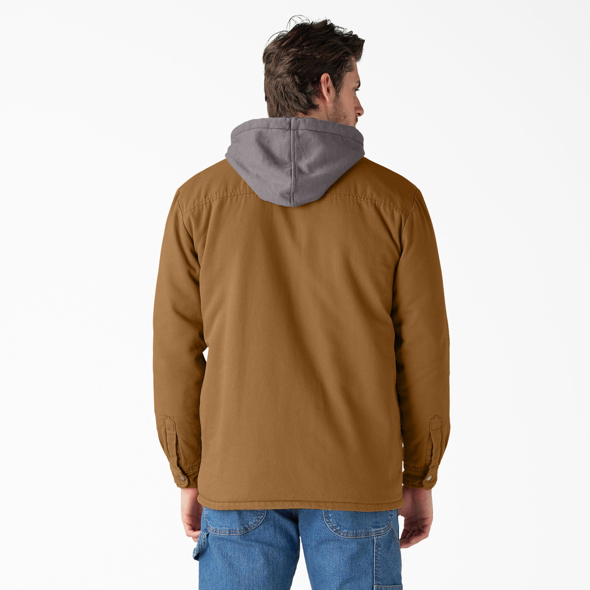 Water Repellent Duck Hooded Shirt Jacket-Sale|Dickies