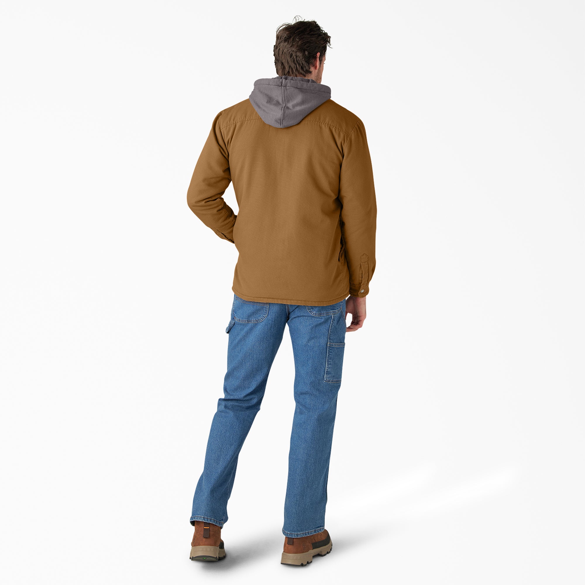 Water Repellent Duck Hooded Shirt Jacket-Sale|Dickies