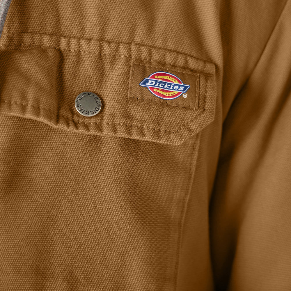 Water Repellent Duck Hooded Shirt Jacket-Sale|Dickies