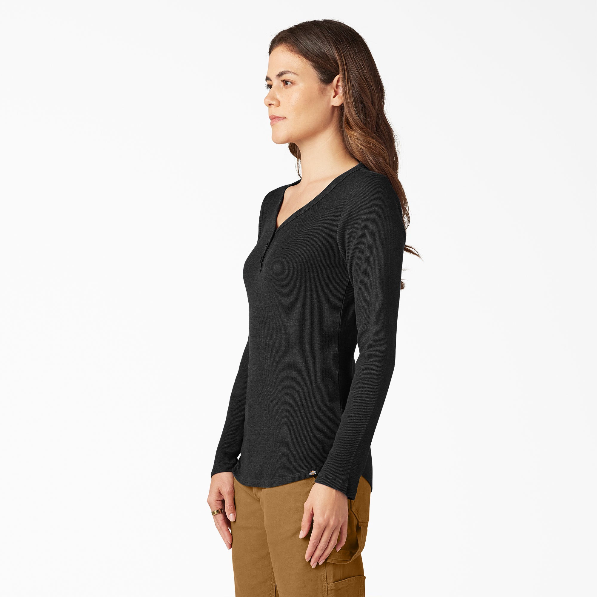 Women's Henley Long Sleeve Shirt-Women|Dickies