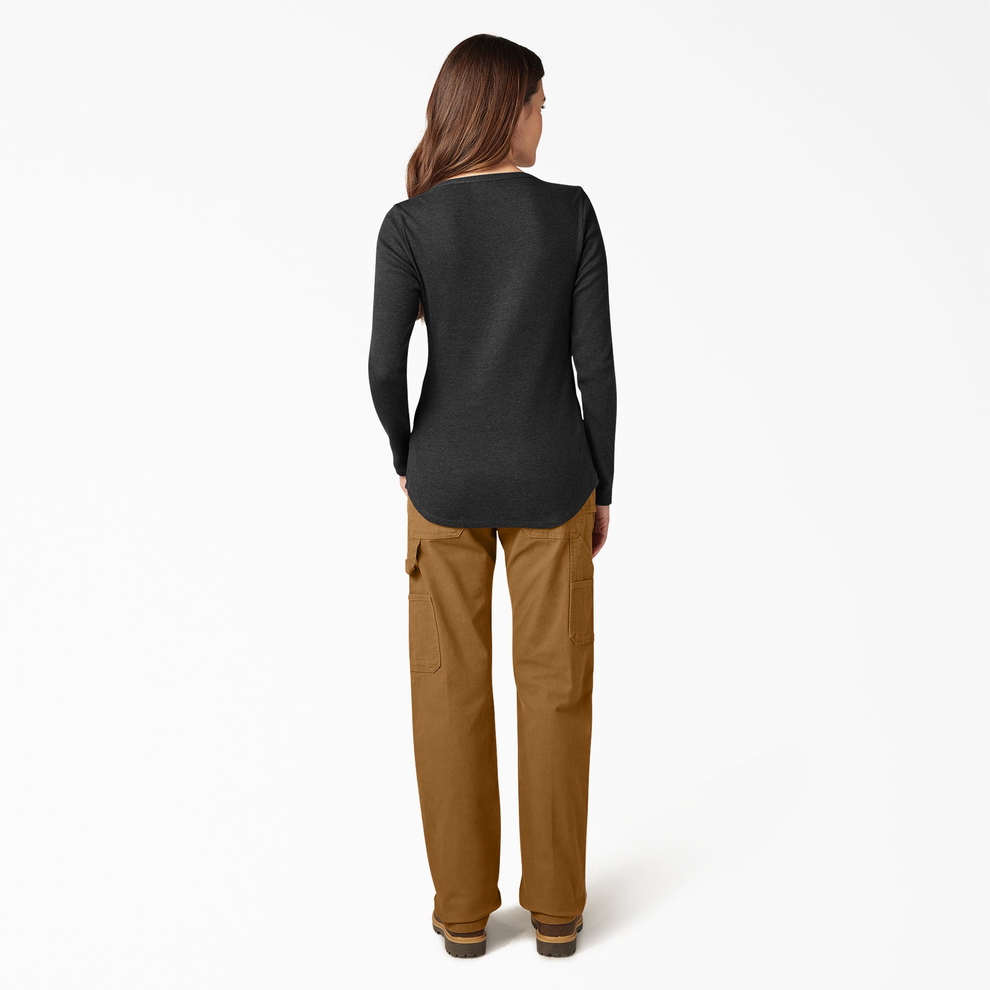 Women's Henley Long Sleeve Shirt-Women|Dickies