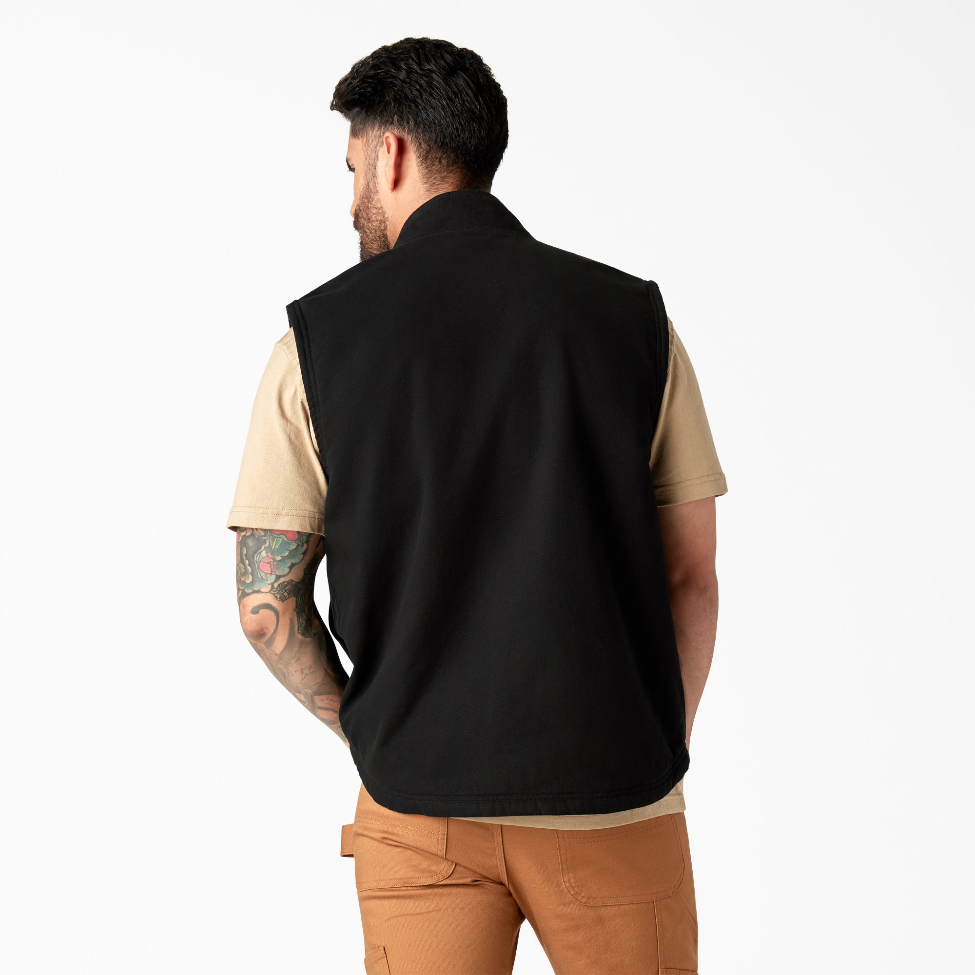 Duck Canvas High Pile Fleece Lined Vest-Men|Dickies