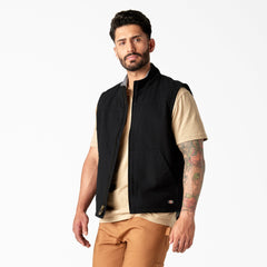 Duck Canvas High Pile Fleece Lined Vest-Men|Dickies