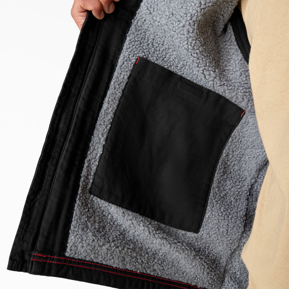 Duck Canvas High Pile Fleece Lined Vest-Men|Dickies