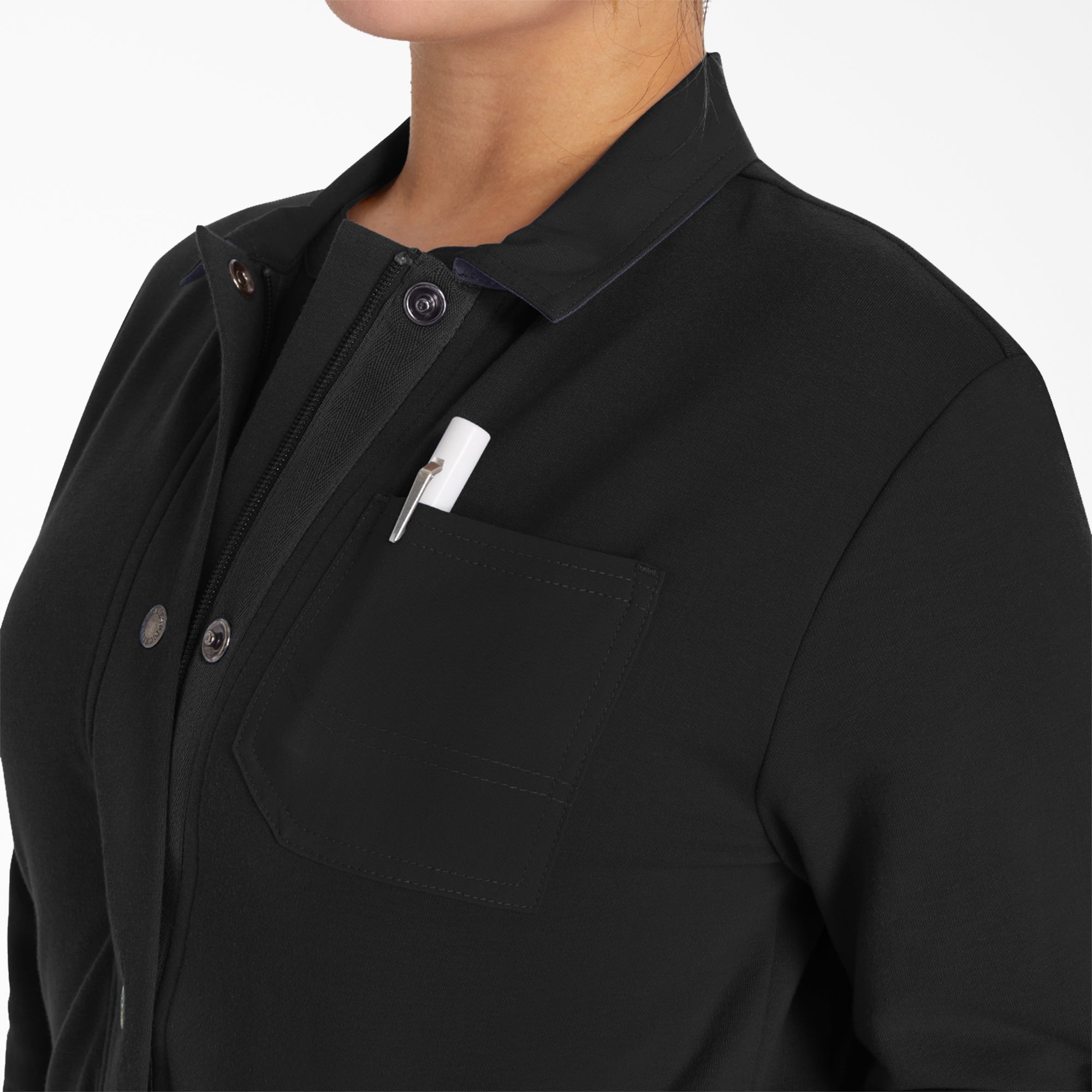 Women's EDS NXT Zip Front Scrub Jacket-Women|Scrubs|Dickies