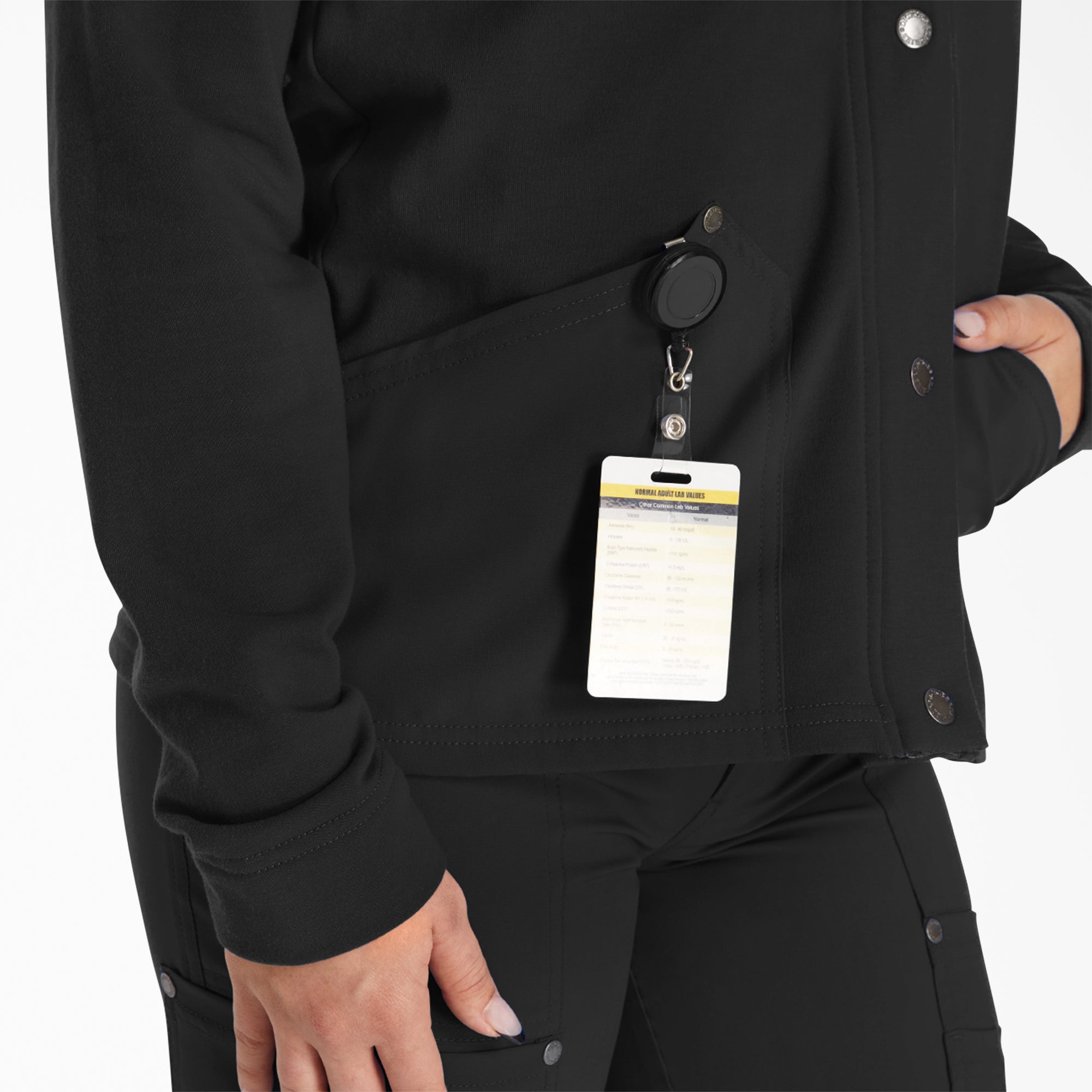 Women's EDS NXT Zip Front Scrub Jacket-Women|Scrubs|Dickies